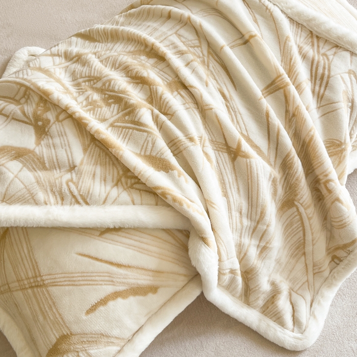 91家纺网 家纺一手货源 找家纺 极简 2025新款立体雕花牛奶绒四件套系列 普罗旺斯-黄