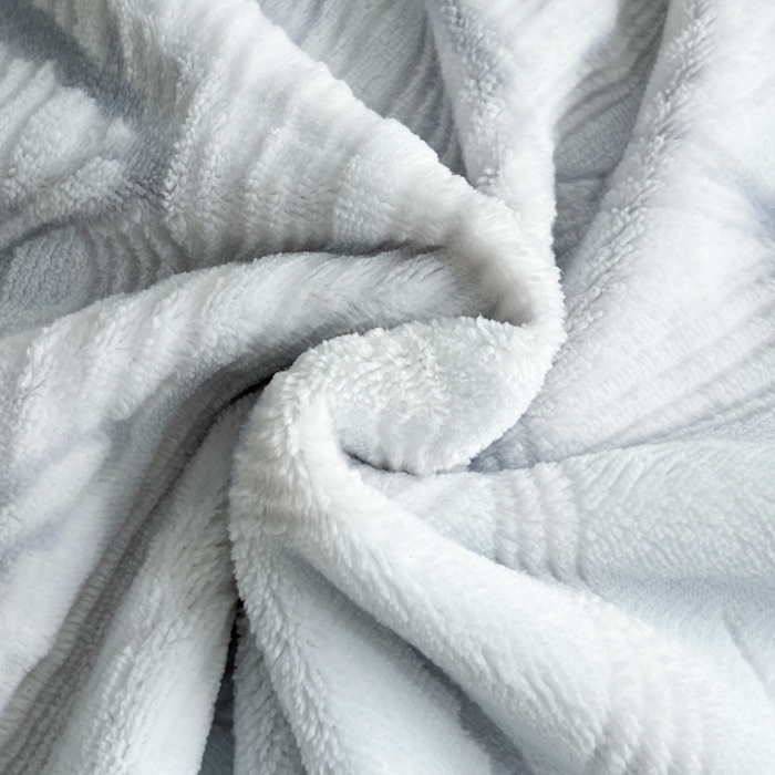 91家纺网 家纺一手货源 找家纺 极简 2025新款立体雕花牛奶绒四件套系列 普罗旺斯-蓝