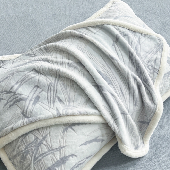 91家纺网 家纺一手货源 找家纺 极简 2025新款立体雕花牛奶绒四件套系列 普罗旺斯-蓝