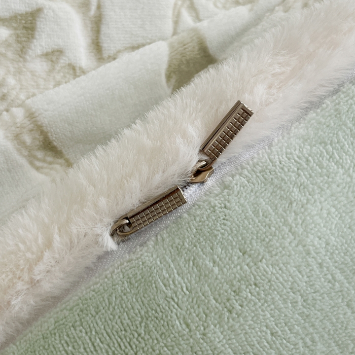 91家纺网 家纺一手货源 找家纺 极简 2025新款立体雕花牛奶绒四件套系列 赛诺斯-绿