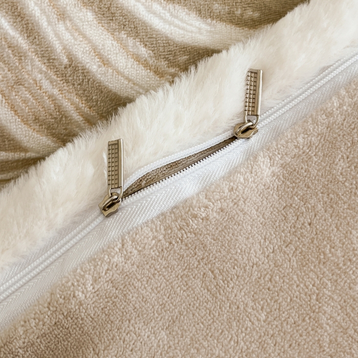 91家纺网 家纺一手货源 找家纺 极简 2025新款立体雕花牛奶绒四件套系列 托斯卡纳-棕