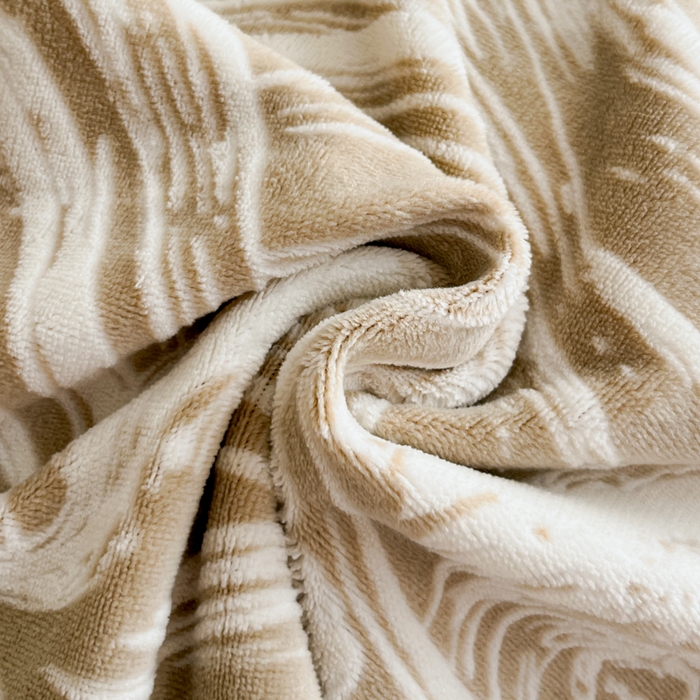 91家纺网 家纺一手货源 找家纺 极简 2025新款立体雕花牛奶绒四件套系列 托斯卡纳-棕