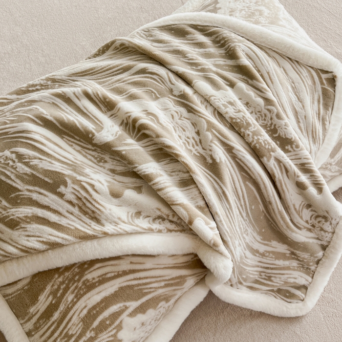 91家纺网 家纺一手货源 找家纺 极简 2025新款立体雕花牛奶绒四件套系列 托斯卡纳-棕