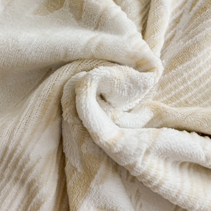 91家纺网 家纺一手货源 找家纺 极简 2025新款立体雕花牛奶绒四件套系列 伊贝尔-浅咖