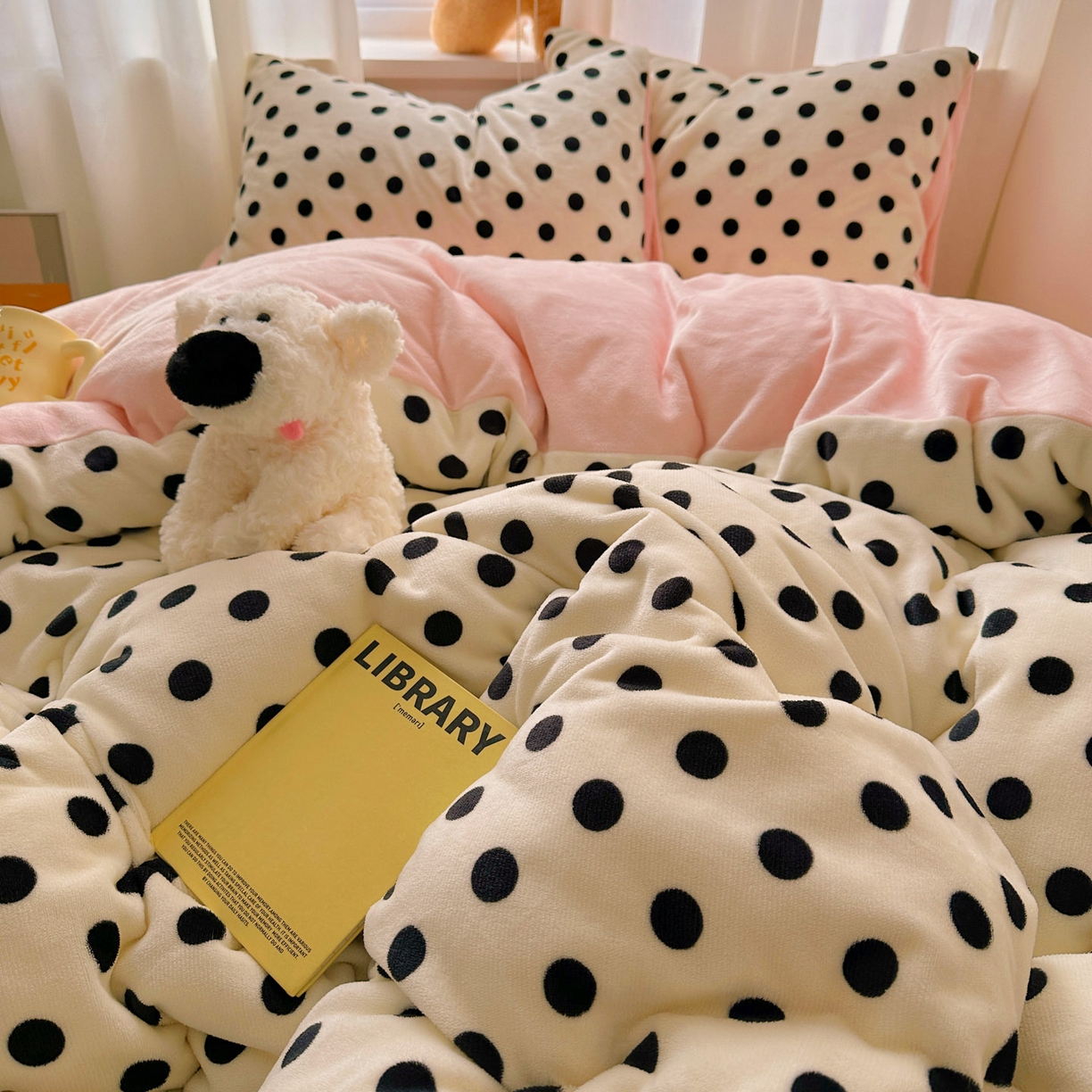 91家纺网 家纺一手货源 找家纺 小叮当家纺仓储工厂店 买家秀 爆款花型2025新款小清新180克跑量款牛奶绒单被套 被套单件 少女珍珠茶