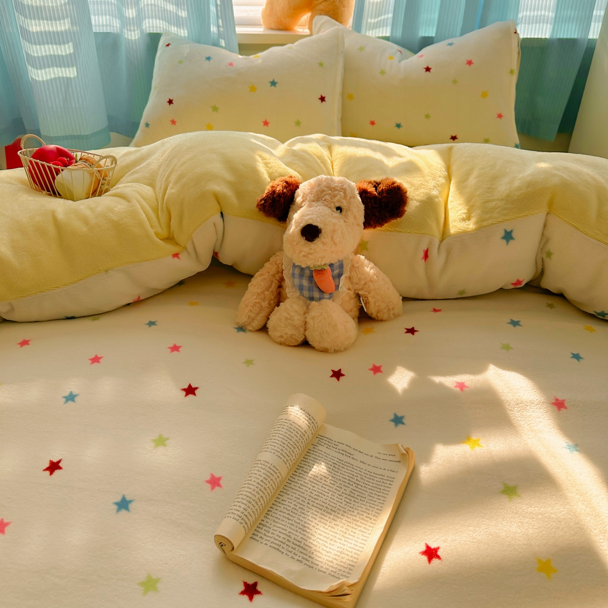 91家纺网 家纺一手货源 找家纺 （总）小叮当家纺仓储工厂店 买家秀 爆款花型2025新款小清新180克跑量款牛奶绒三件套四件套