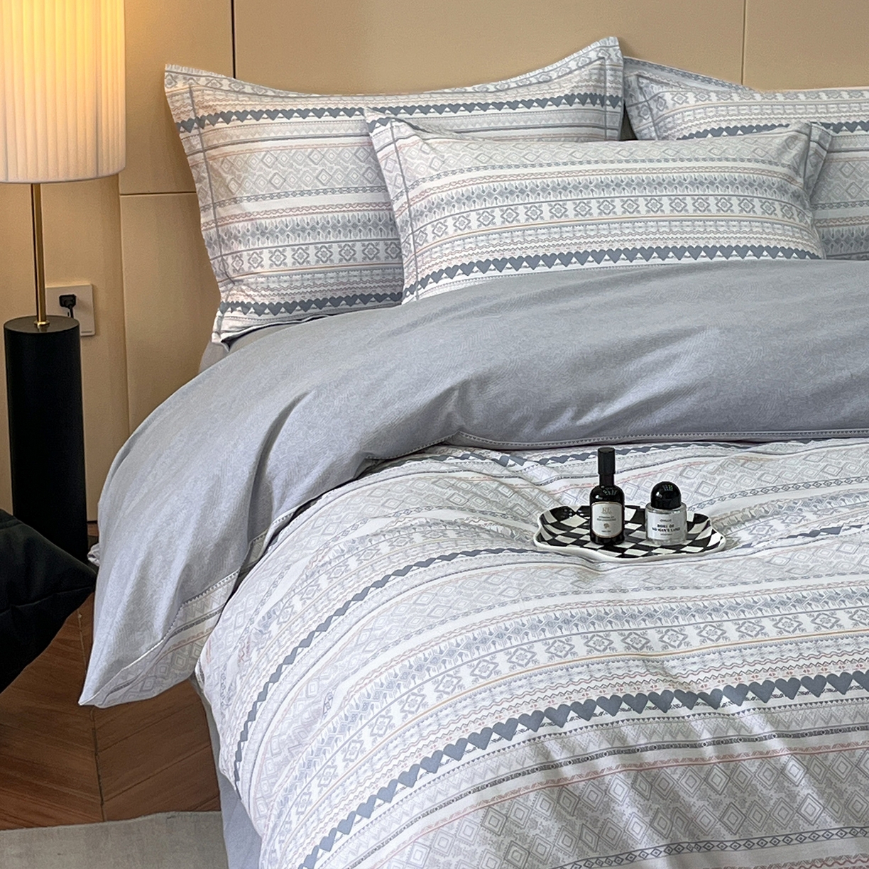 91家纺网 家纺一手货源 找家纺 （总）简如 2025新款100%全棉纯棉磨毛四件套（有买家秀）