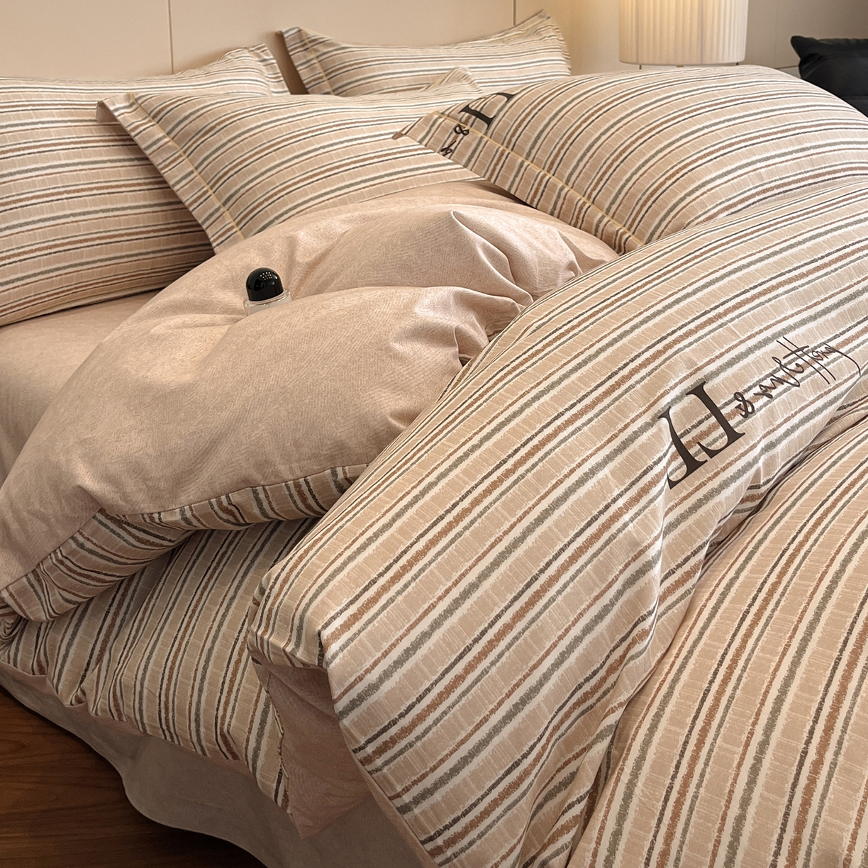 91家纺网 家纺一手货源 找家纺 （总）简如 2025新款100%全棉纯棉磨毛四件套（有买家秀）