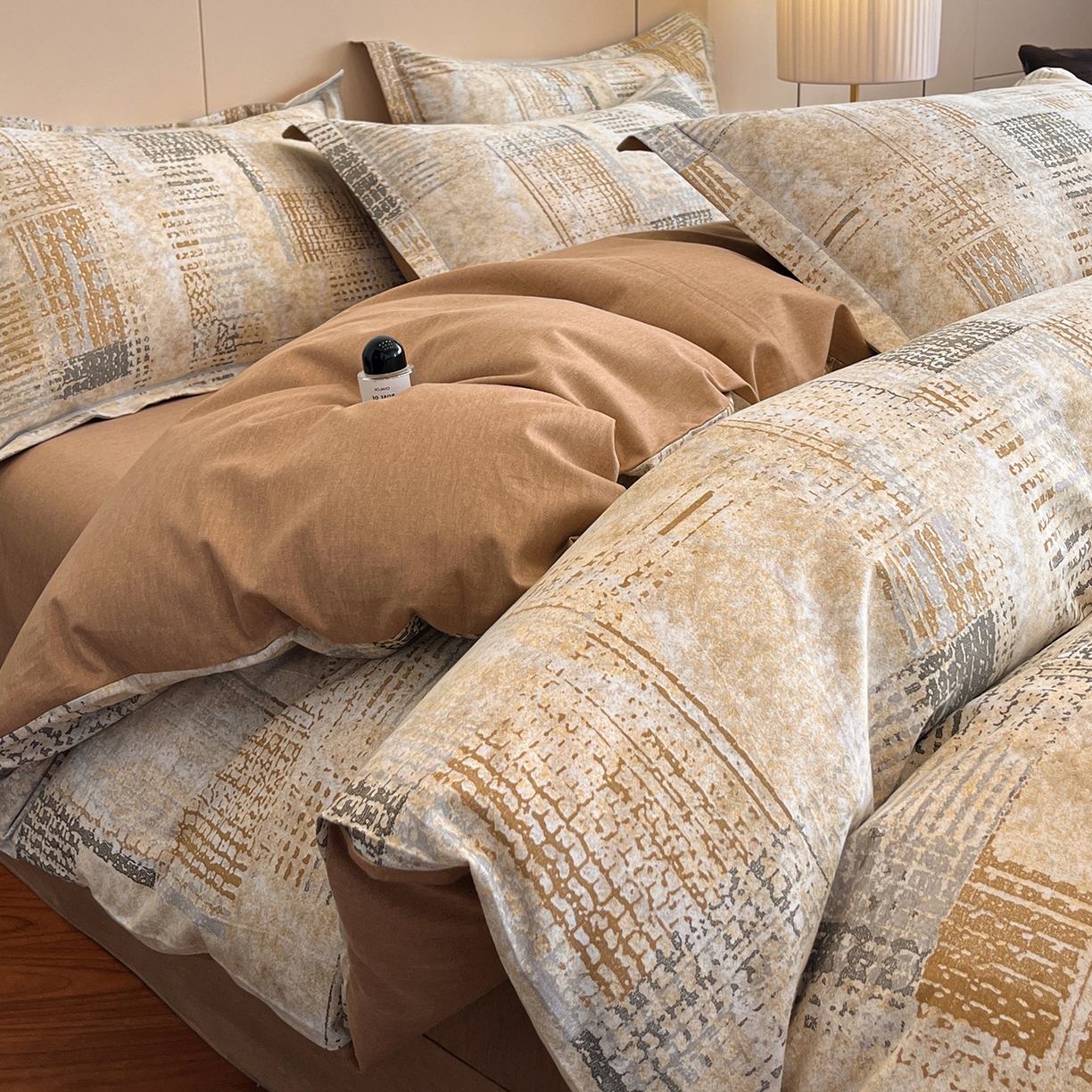 91家纺网 家纺一手货源 找家纺 （总）简如 2025新款100%全棉纯棉磨毛四件套（有买家秀）