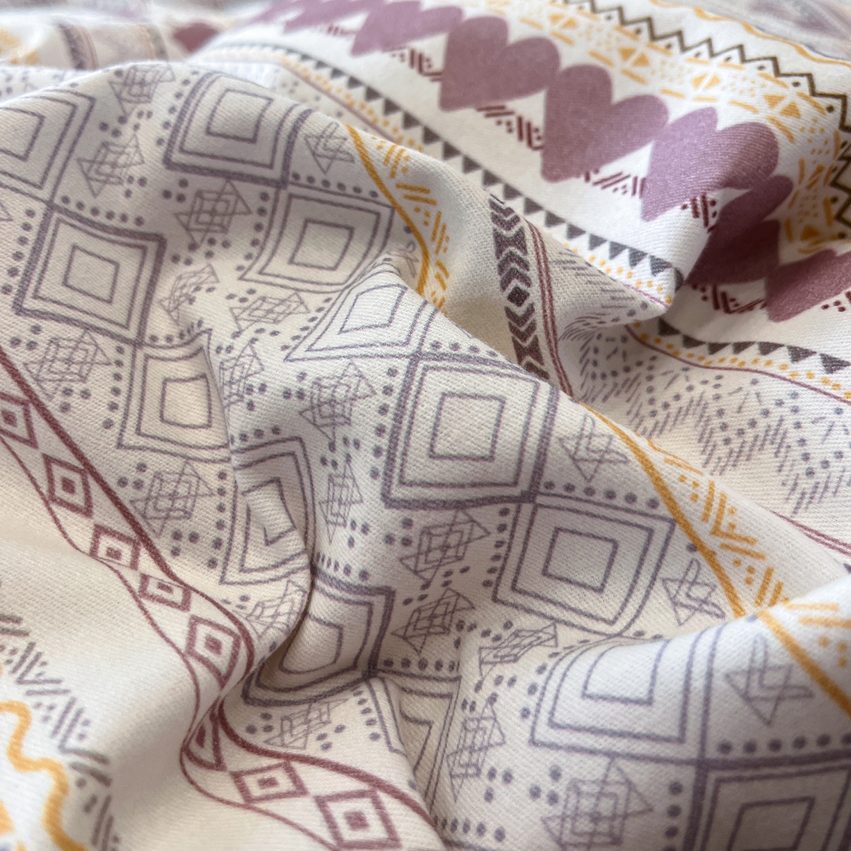 91家纺网 家纺一手货源 找家纺 简如 2025新款100%全棉纯棉磨毛四件套（有买家秀） 德洛克-棕