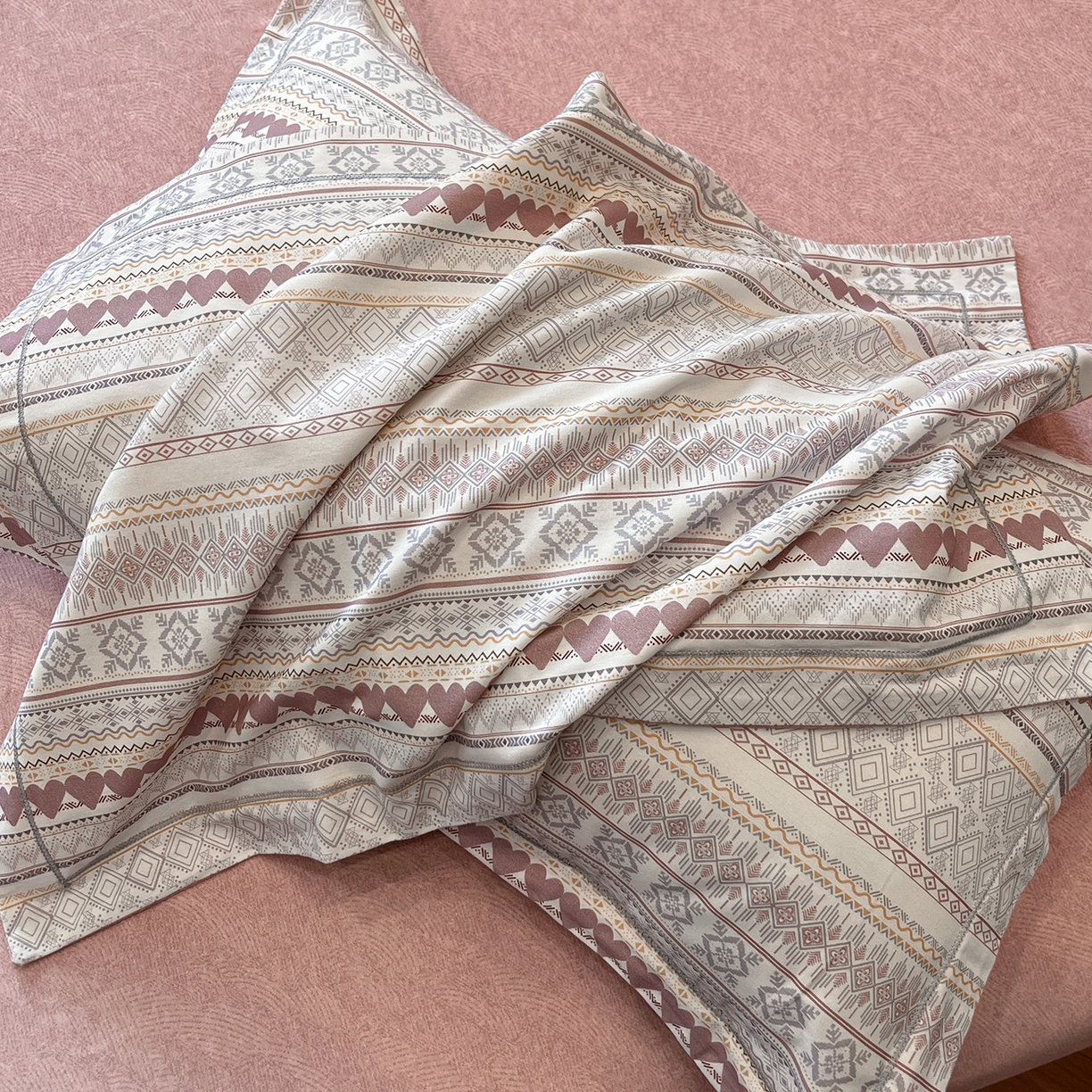 91家纺网 家纺一手货源 找家纺 简如 2025新款100%全棉纯棉磨毛四件套（有买家秀） 德洛克-棕