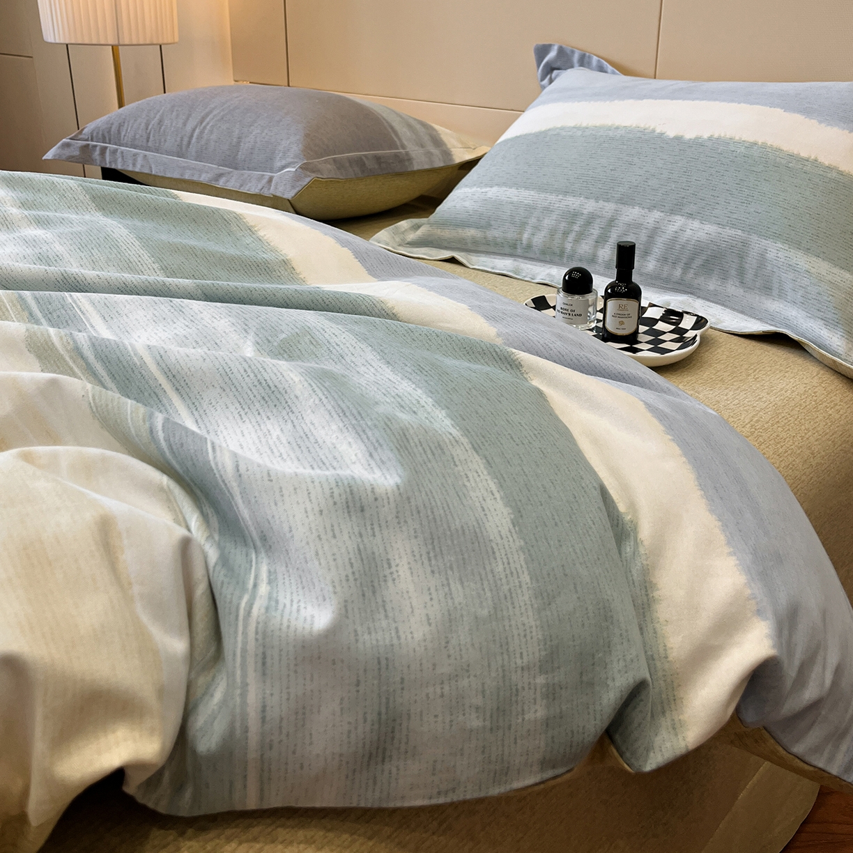 91家纺网 家纺一手货源 找家纺 简如 2025新款100%全棉纯棉磨毛四件套（有买家秀） 格调生活