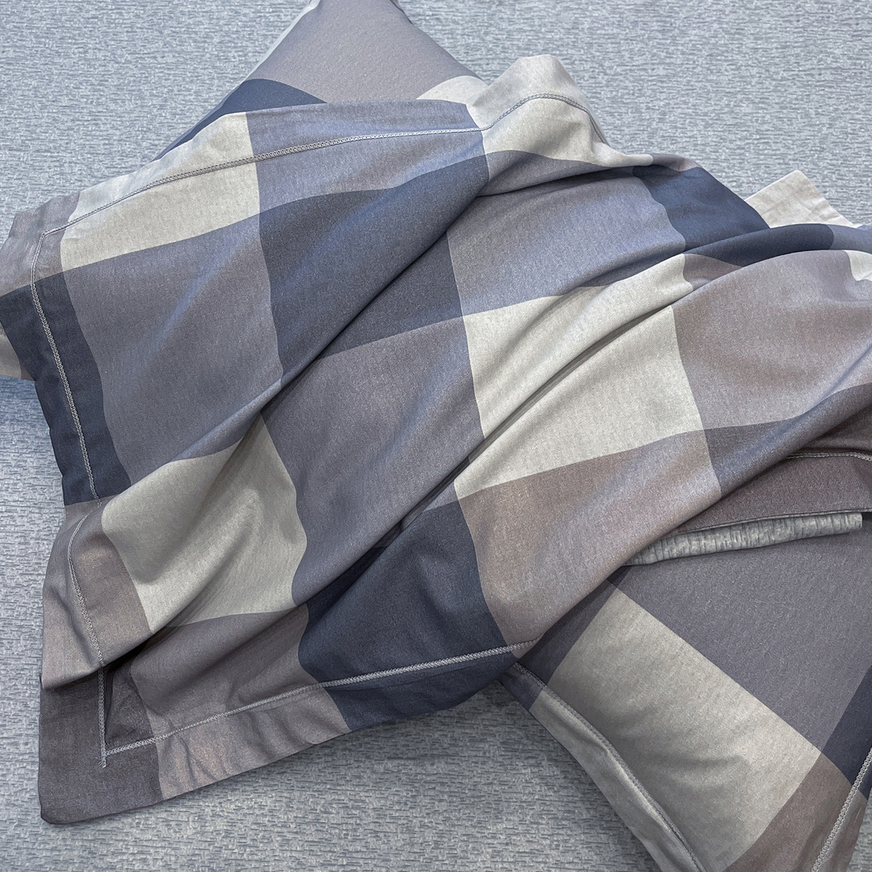 91家纺网 家纺一手货源 找家纺 简如 2025新款100%全棉纯棉磨毛四件套（有买家秀） 简伯格-兰