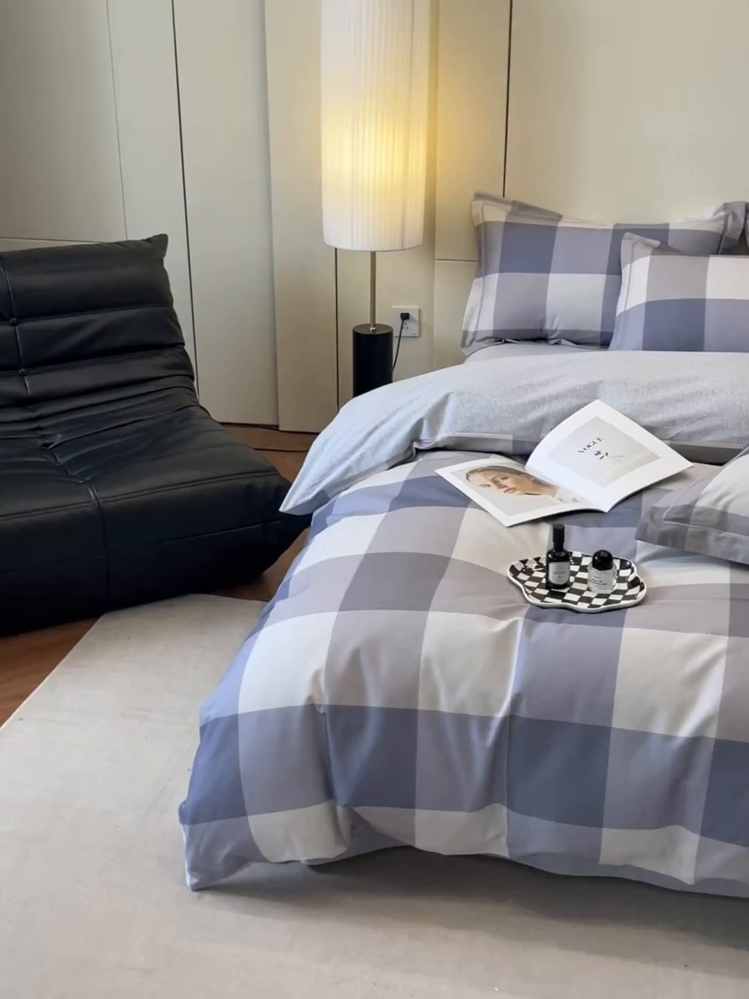 91家纺网 家纺一手货源 找家纺 简如 2025新款100%全棉纯棉磨毛四件套（有买家秀） 简伯格-兰