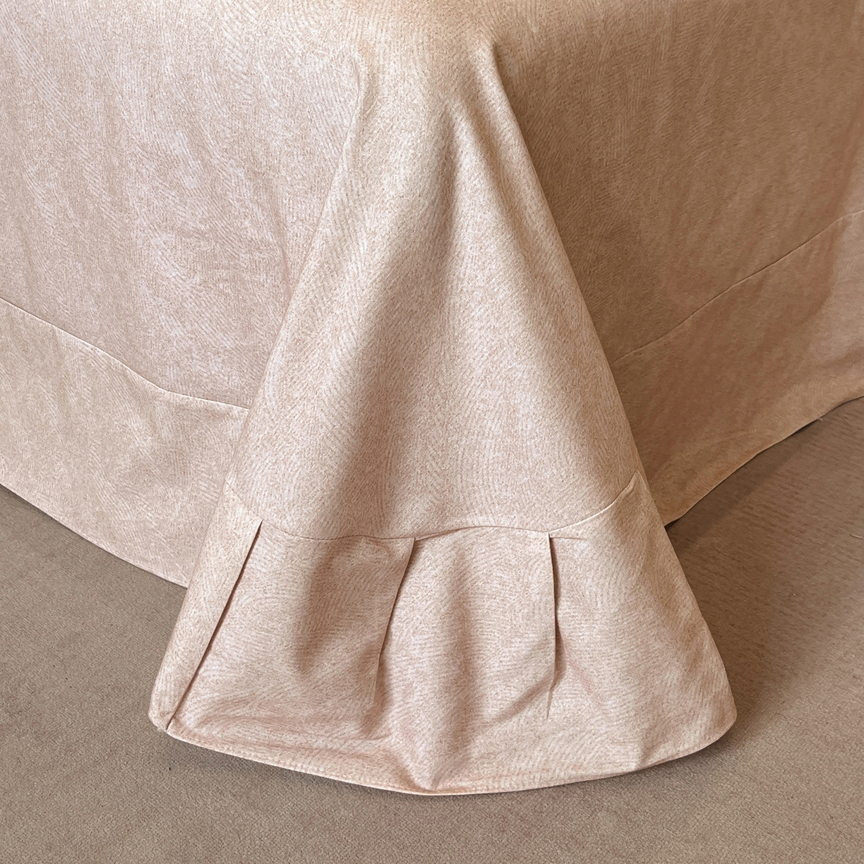 91家纺网 家纺一手货源 找家纺 简如 2025新款100%全棉纯棉磨毛四件套（有买家秀） 恋歌-粉