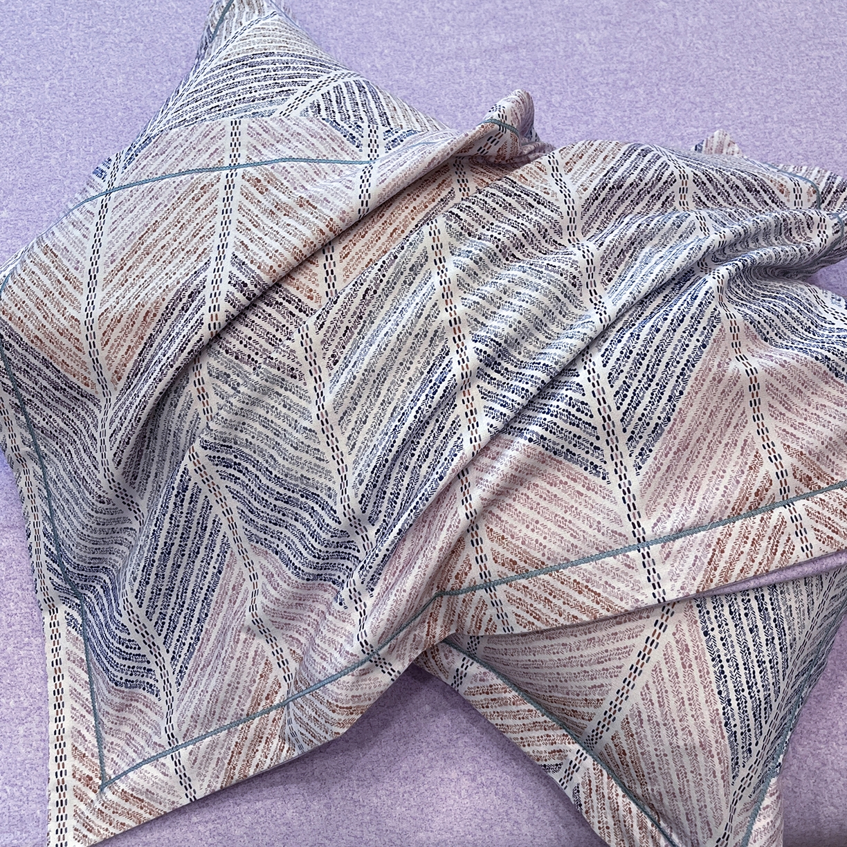 91家纺网 家纺一手货源 找家纺 简如 2025新款100%全棉纯棉磨毛四件套（有买家秀） 曼迪尼-紫