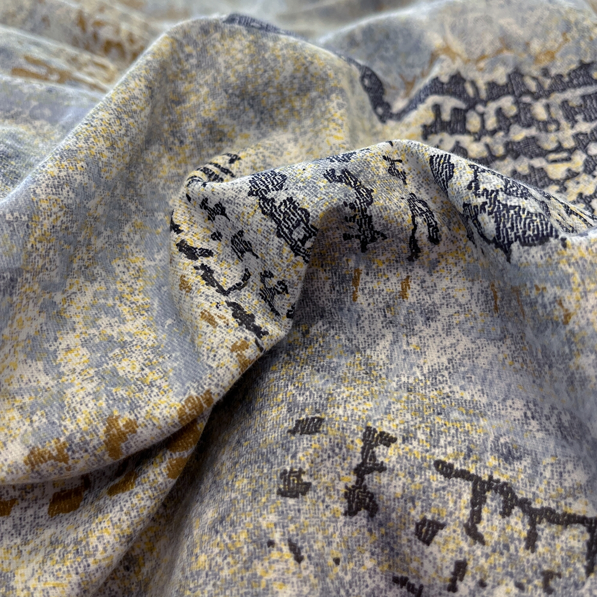 91家纺网 家纺一手货源 找家纺 简如 2025新款100%全棉纯棉磨毛四件套（有买家秀） 情歌-灰