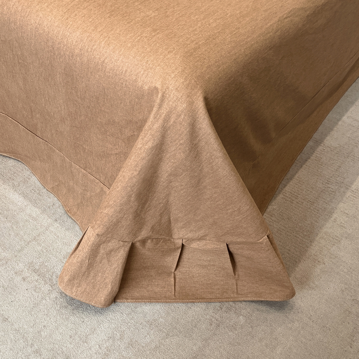 91家纺网 家纺一手货源 找家纺 简如 2025新款100%全棉纯棉磨毛四件套（有买家秀） 星际-咖