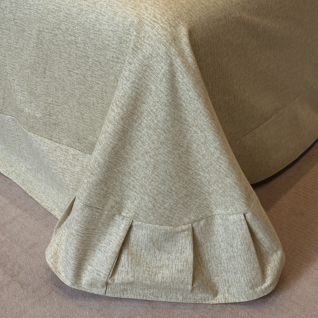 91家纺网 家纺一手货源 找家纺 简如 2025新款100%全棉纯棉磨毛四件套（有买家秀） 椰树-棕