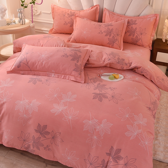 91家纺网 家纺一手货源 找家纺 （总）简如   2025新款全棉磨毛印花四件套（有买家秀提供）