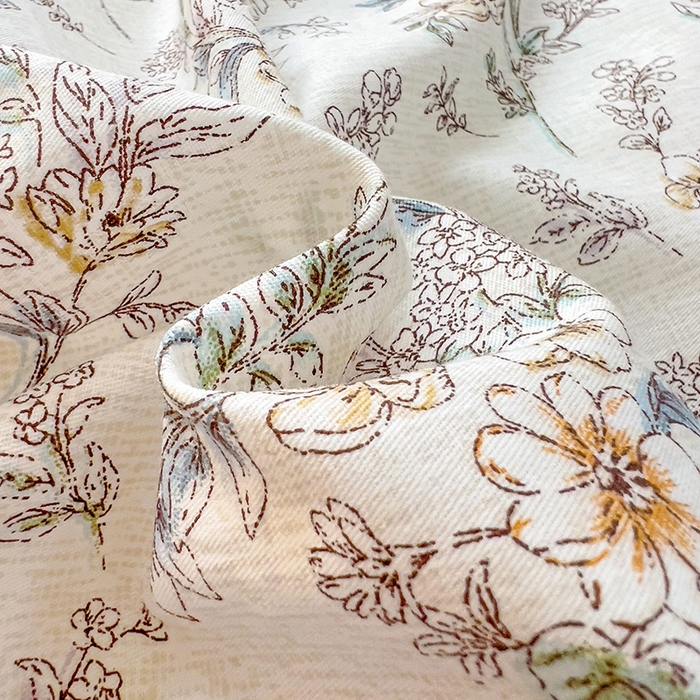 91家纺网 家纺一手货源 找家纺 捌月 2025新款棉加绒A版13372全棉B版高克重牛奶绒四件套直播新品 花香暖语