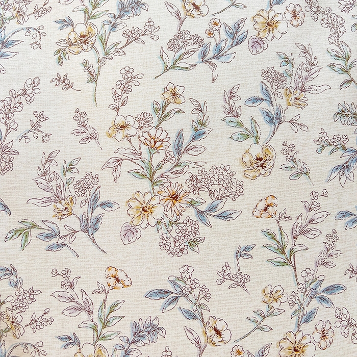 91家纺网 家纺一手货源 找家纺 捌月 2025新款棉加绒A版13372全棉B版高克重牛奶绒四件套直播新品 花香暖语