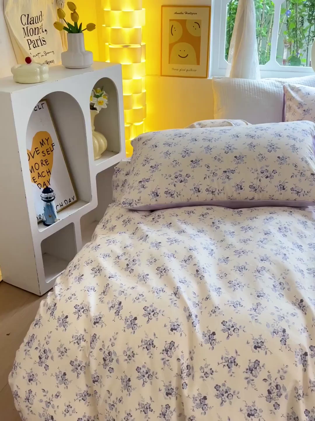 91家纺网 家纺一手货源 找家纺 捌月 2025新款棉加绒A版13372全棉B版高克重牛奶绒四件套直播新品 苏黎世