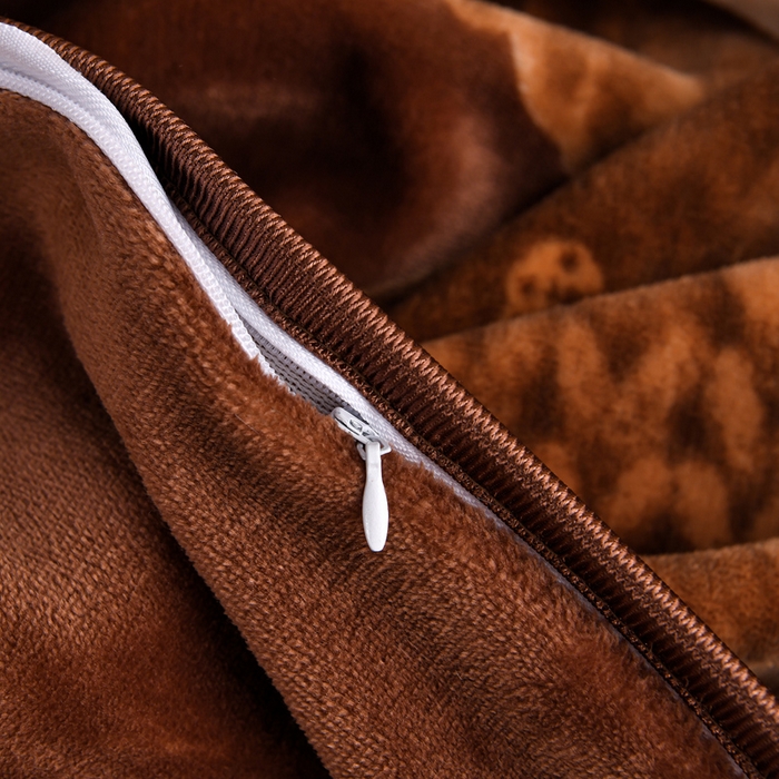 91家纺网 家纺一手货源 找家纺 芯诗曼2025新款8.5斤直播热款高克重牛奶绒法莱绒水晶金貂法莱绒四件套 拉布布