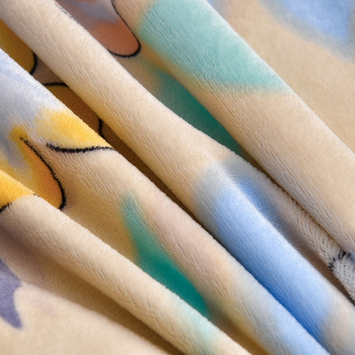 91家纺网 家纺一手货源 找家纺 芯诗曼 2025直播高克重牛奶绒四件套法莱绒金貂貂狐保暖单被套 豆蔻年华