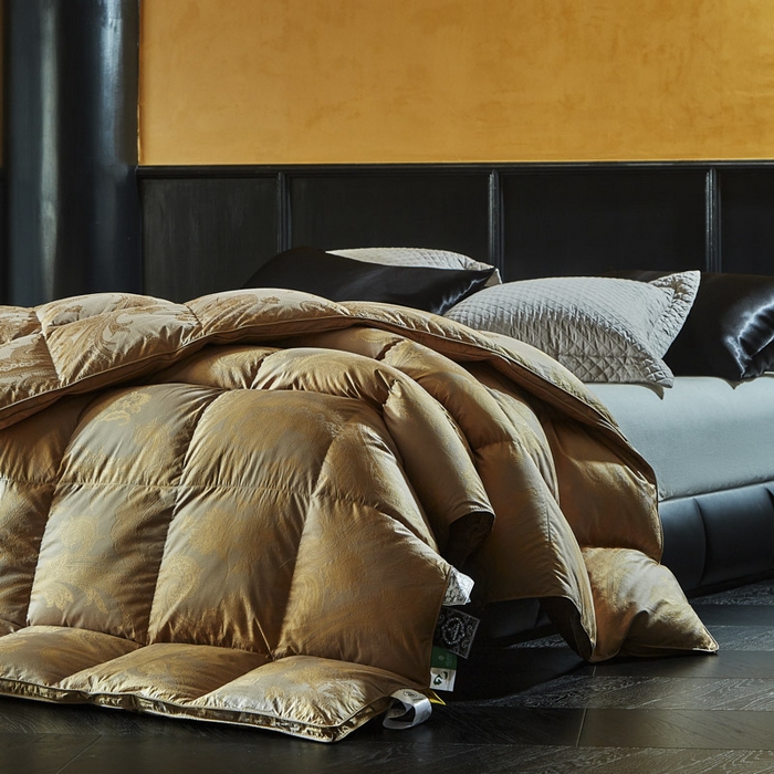 91家纺网 家纺一手货源 找家纺 （总）暖羽屋羽绒馆 2025新款95白鹅绒被芯 羽绒被子 鹅绒被婚庆 双人冬被 春秋被2米