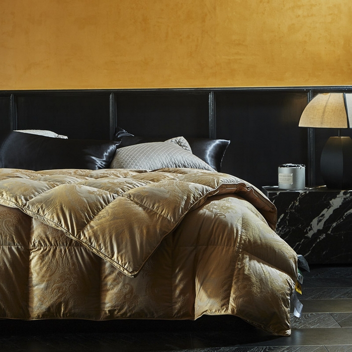 91家纺网 家纺一手货源 找家纺 （总）暖羽屋羽绒馆 2025新款95白鹅绒被芯 羽绒被子 鹅绒被婚庆 双人冬被 春秋被2米