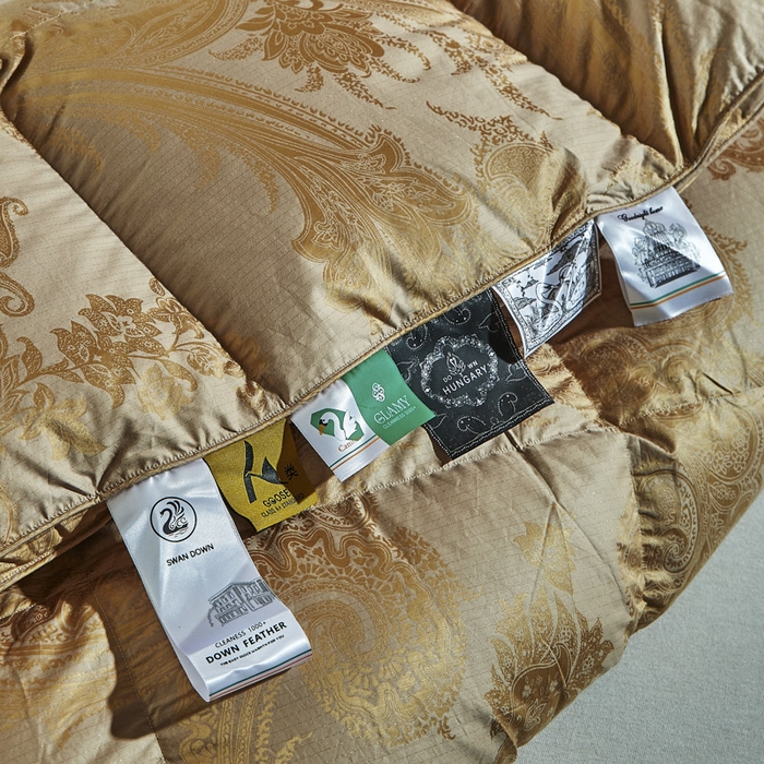 91家纺网 家纺一手货源 找家纺 （总）暖羽屋羽绒馆 2025新款95白鹅绒被芯 羽绒被子 鹅绒被婚庆 双人冬被 春秋被2米