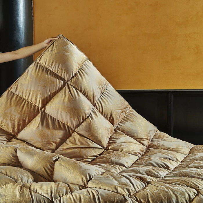 91家纺网 家纺一手货源 找家纺 （总）暖羽屋羽绒馆 2025新款95白鹅绒被芯 羽绒被子 鹅绒被婚庆 双人冬被 春秋被2米