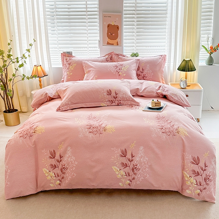 91家纺网 家纺一手货源 找家纺 （总）橘姿 2025新款100%加厚全棉四件套纯棉四件套磨毛四件套礼盒装（控价不低于170）