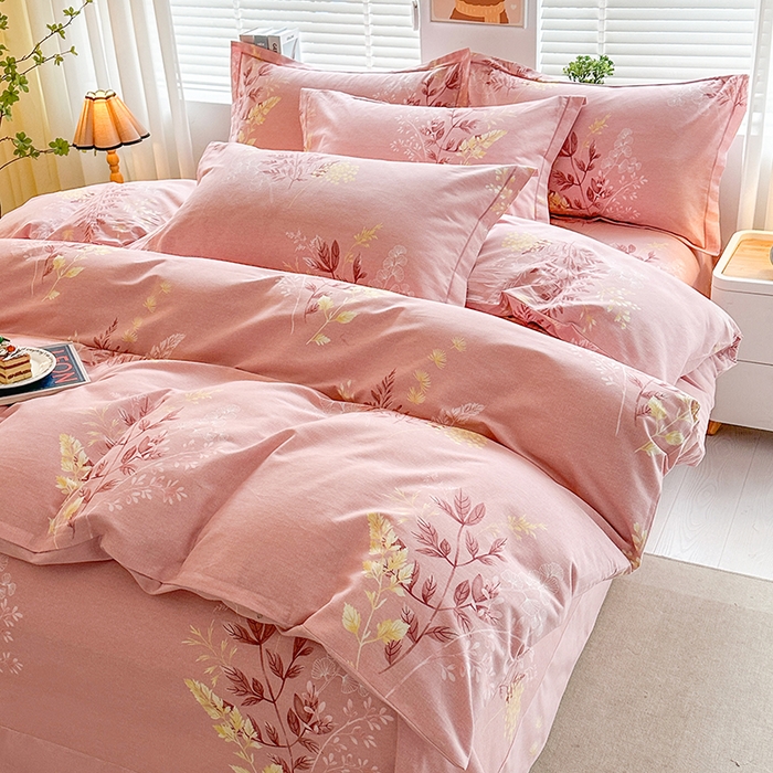 91家纺网 家纺一手货源 找家纺 （总）橘姿 2025新款100%加厚全棉四件套纯棉四件套磨毛四件套礼盒装（控价不低于170）