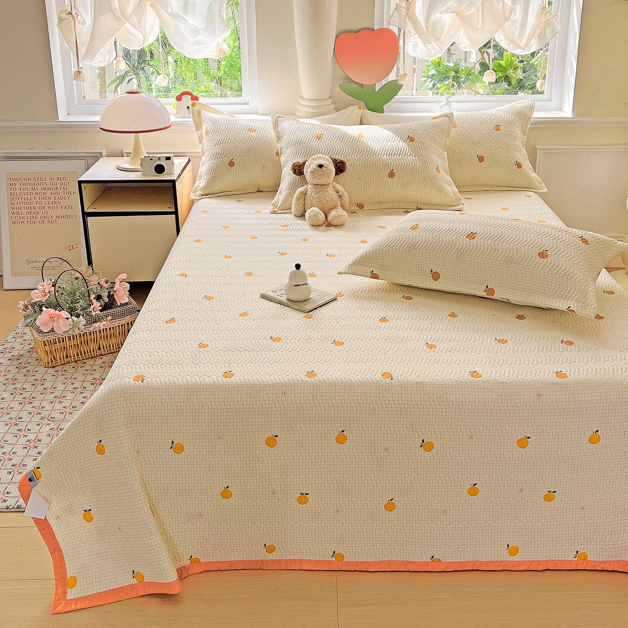 91家纺网 家纺一手货源 找家纺 （总）梦精灵2025新款40支13372印花全棉床盖软凉席夏被纯棉床单枕套四季通用