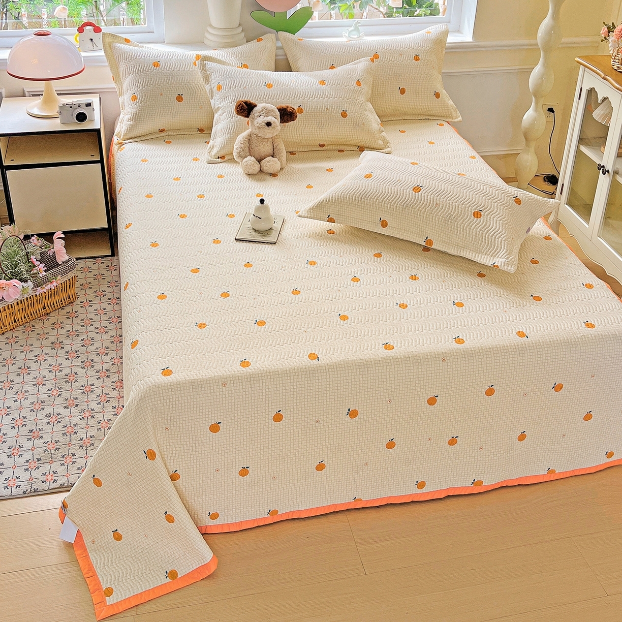 91家纺网 家纺一手货源 找家纺 （总）梦精灵2025新款40支13372印花全棉床盖软凉席夏被纯棉床单枕套四季通用