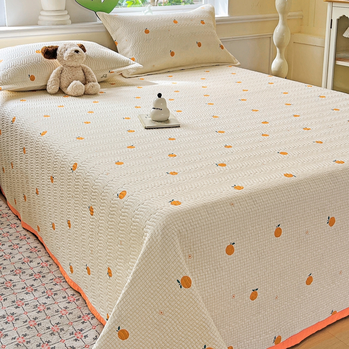 91家纺网 家纺一手货源 找家纺 （总）梦精灵2025新款40支13372印花全棉床盖软凉席夏被纯棉床单枕套四季通用