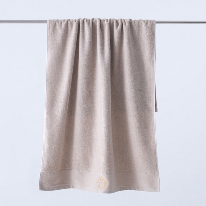 91家纺网 家纺一手货源 找家纺 彩虹毛巾 2025新款全棉B类纯棉毛巾S标毛巾浴巾系列 S标浅灰套装 通用