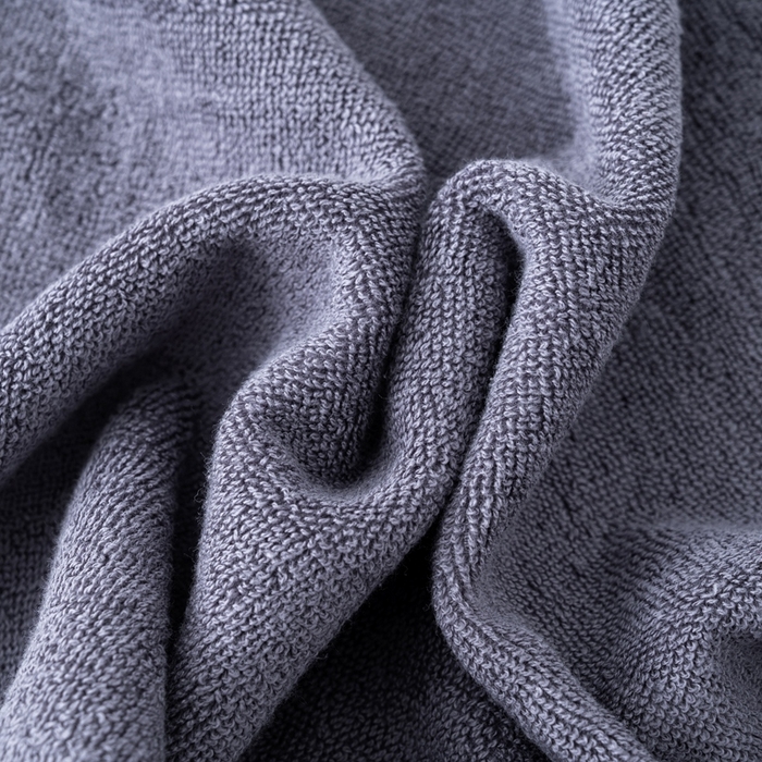 91家纺网 家纺一手货源 找家纺 彩虹毛巾 2025新款全棉B类纯棉毛巾S标毛巾浴巾系列 S标深灰套装 通用