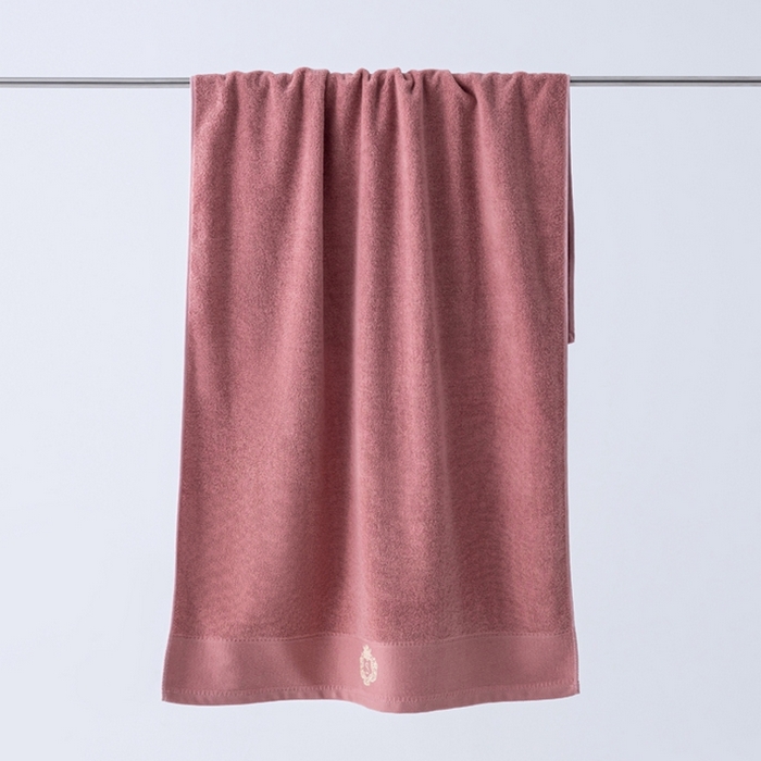 91家纺网 家纺一手货源 找家纺 彩虹毛巾 2025新款全棉B类纯棉毛巾S标毛巾浴巾系列 S标雅粉1条浴巾2条毛巾 通用