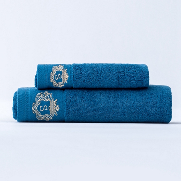 91家纺网 家纺一手货源 找家纺 彩虹毛巾 2025新款全棉B类纯棉毛巾S标毛巾浴巾系列 S标孔雀蓝浴巾一条装 通用