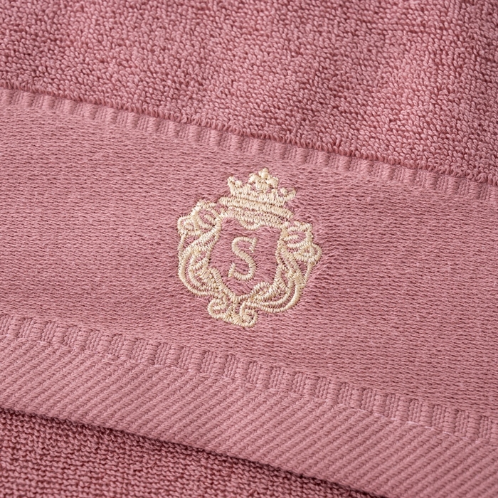 91家纺网 家纺一手货源 找家纺 彩虹毛巾 2025新款全棉B类纯棉毛巾S标毛巾浴巾系列 S标雅粉毛巾一条装 通用