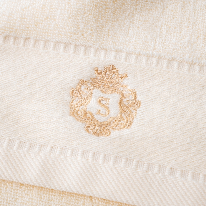 91家纺网 家纺一手货源 找家纺 彩虹毛巾 2025新款全棉B类纯棉毛巾S标毛巾浴巾系列 S标米黄浴巾一条装 通用