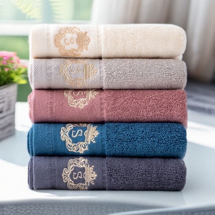 彩虹毛巾 2025新款全棉B类纯棉毛巾S标毛巾浴巾系列 S标毛巾5条装 通用