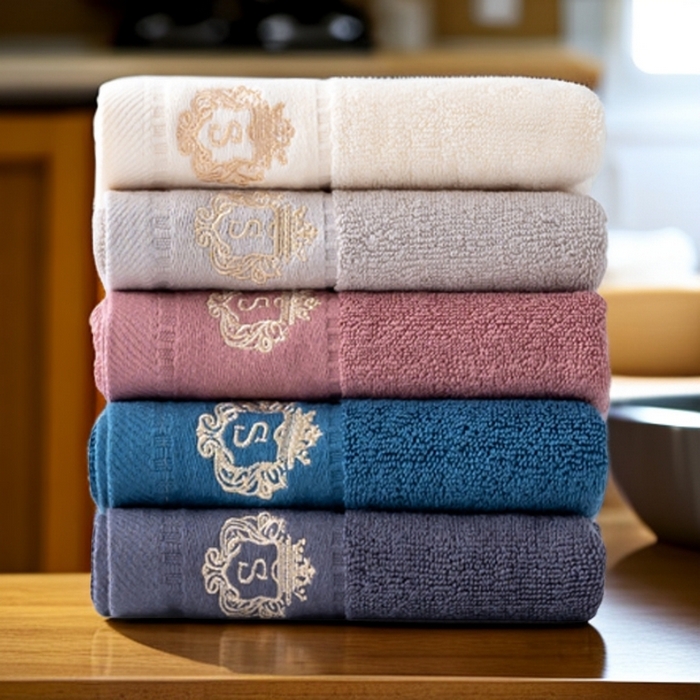 91家纺网 家纺一手货源 找家纺 彩虹毛巾 2025新款全棉B类纯棉毛巾S标毛巾浴巾系列 S标毛巾5条装 通用