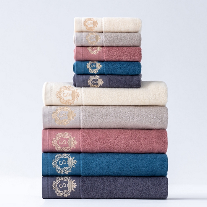 彩虹毛巾 2025新款全棉B类纯棉毛巾S标毛巾浴巾系列 S标浴巾5条装+毛巾5条装 通用