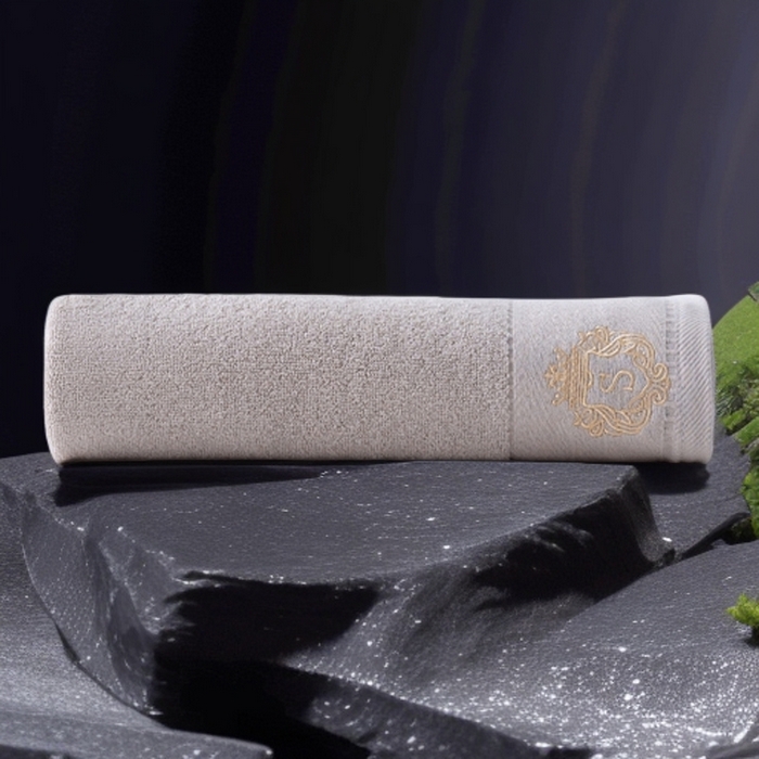 彩虹毛巾 2025新款全棉B类纯棉毛巾S标毛巾浴巾系列 S标浅灰浴巾一条装 通用