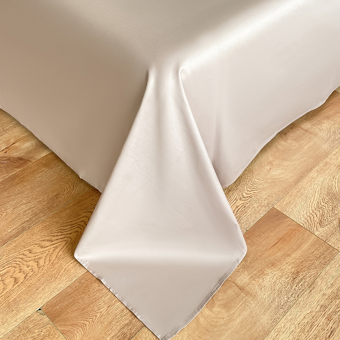 91家纺网 家纺一手货源 找家纺 琪格格纺织 2025新款纯棉轻奢大提花酒店名宿风家纺四件套 原棉大提花卡其棕