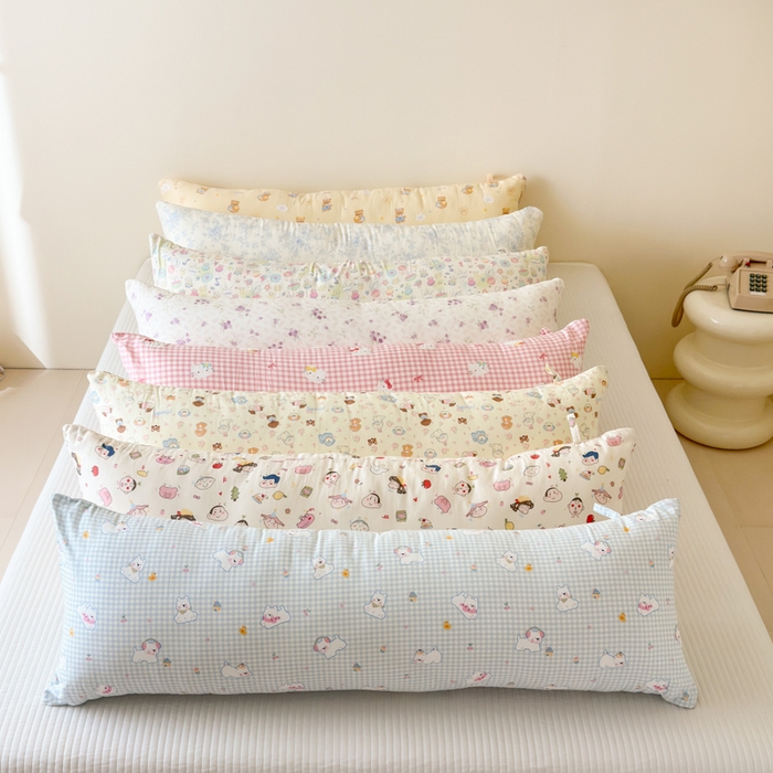 91家纺网 家纺一手货源 找家纺 （总）北鸣有鱼枕芯馆 2025新款漫画家系列A类全棉双层纱巨无霸抱枕